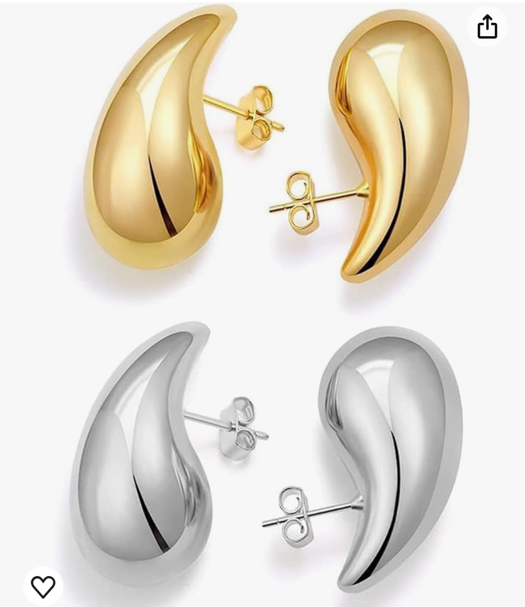 Bottega dupe tear drop earrings 

#LTKsalealert #LTKSpringSale #LTKstyletip