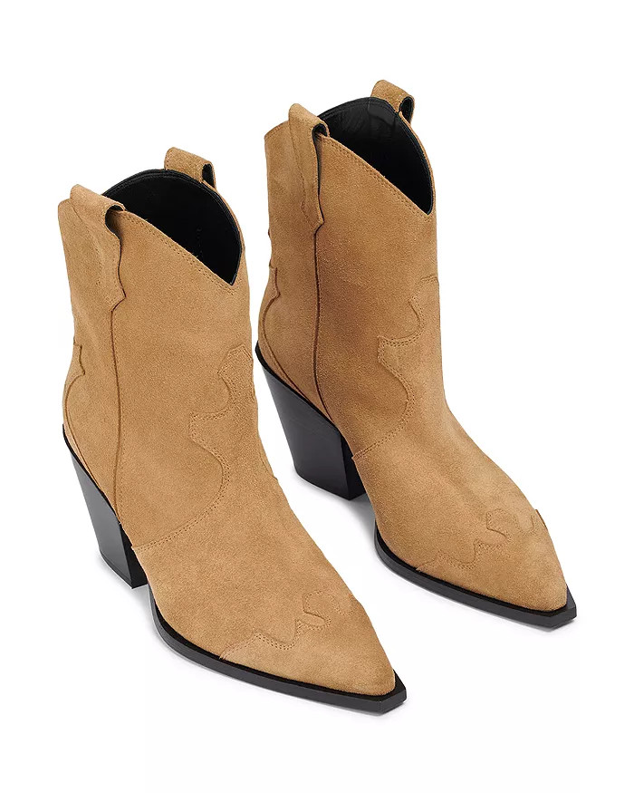 Women's Albi Pointed Toe Pull On Booties | Bloomingdale's (US)