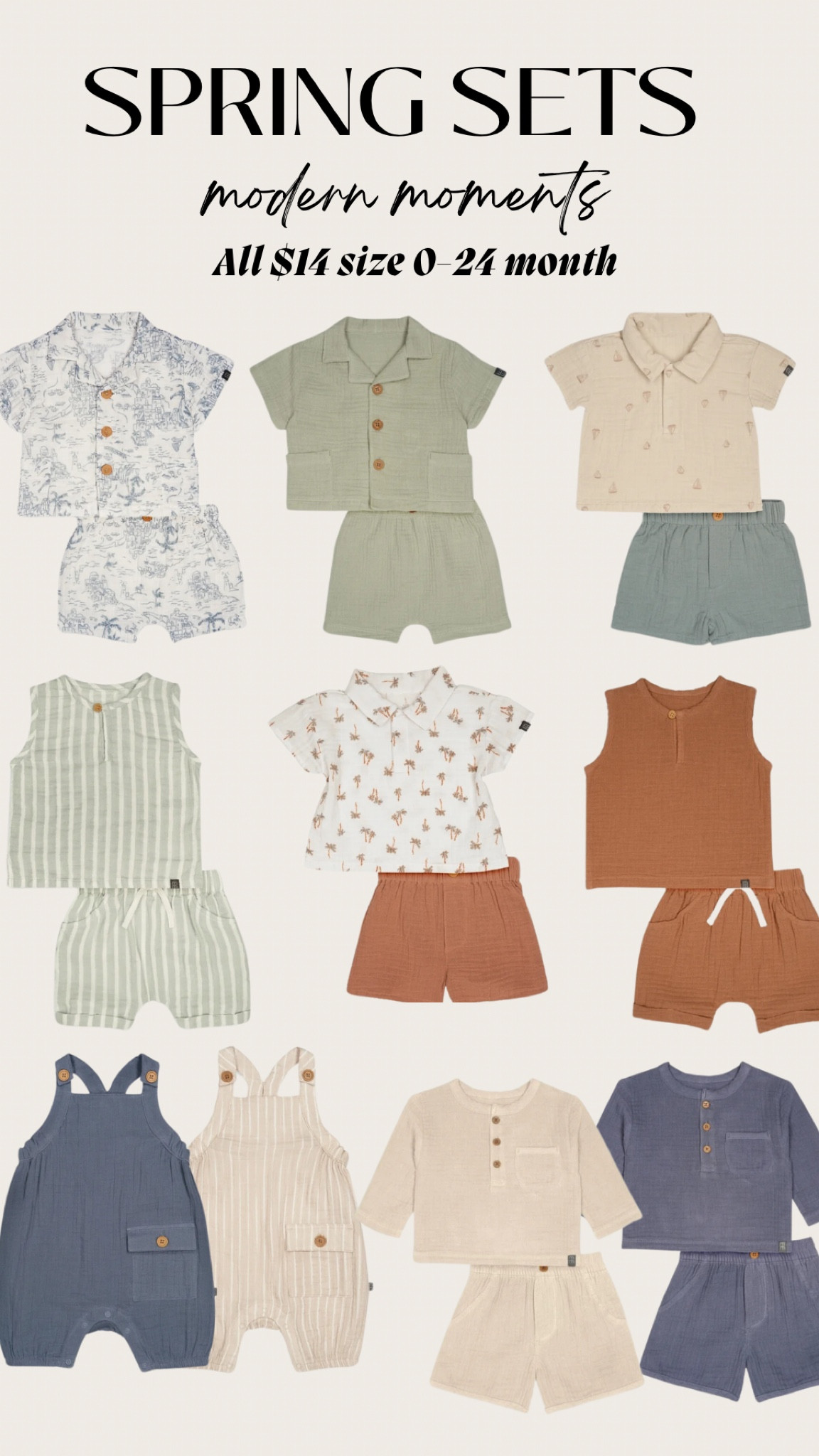 Spring baby sets! 

#LTKbaby #LTKSeasonal