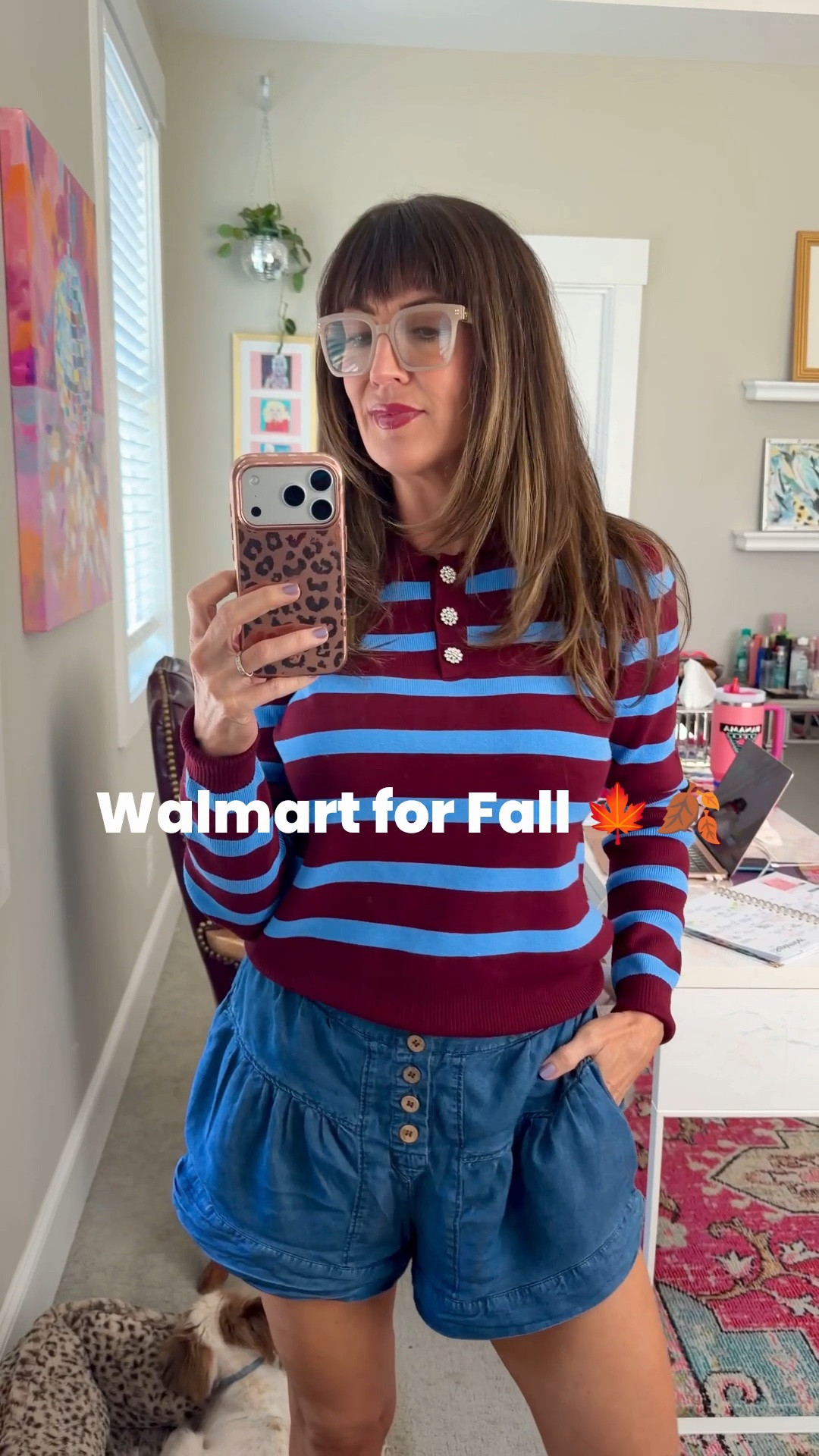 Can’t get enough of this color combo🍷💙and the luxe feel of the sweater! From @Walmart // wearing a size small

#LTKootd #LTKgrwm #LTKOver40