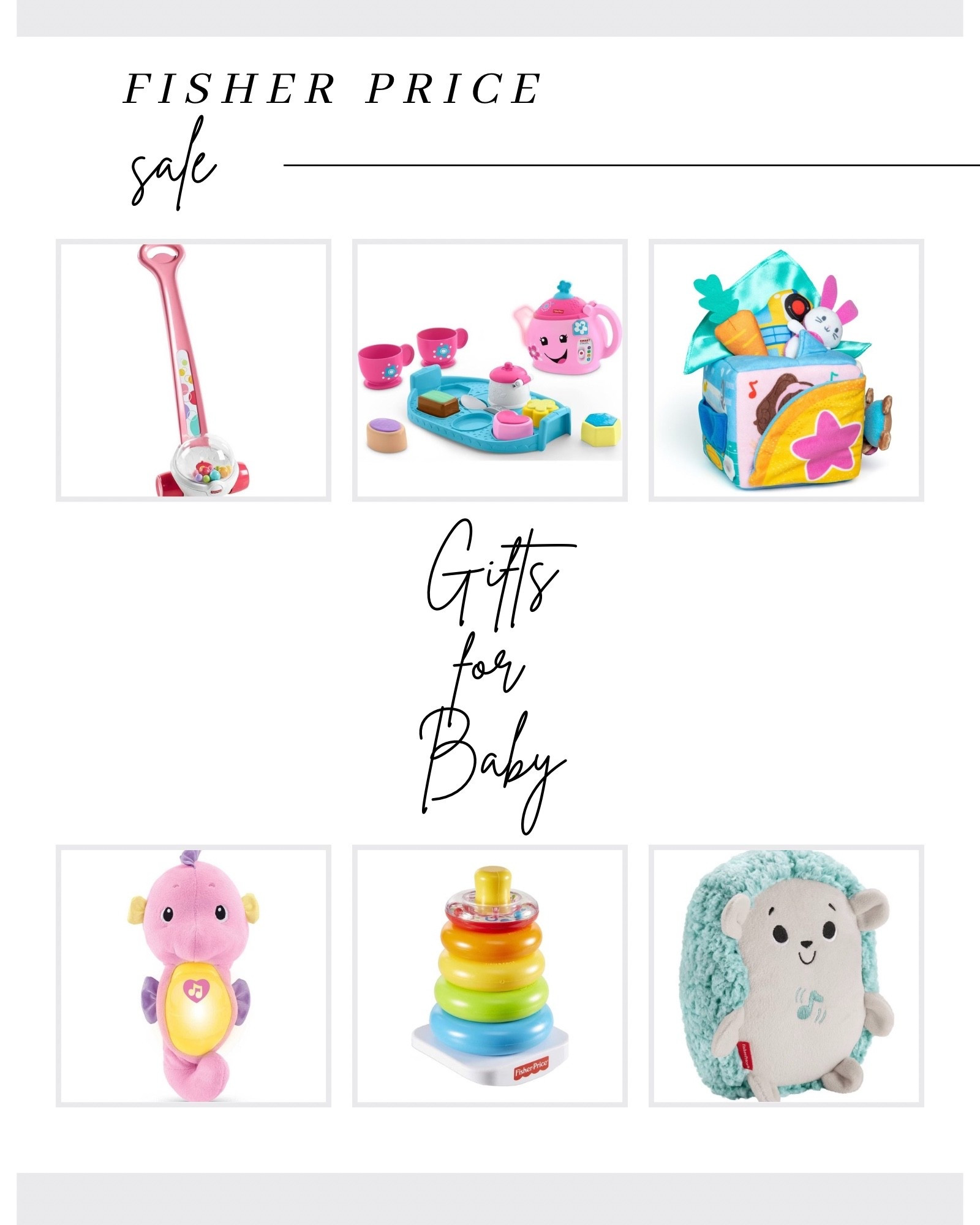 Some of our most loved toys from the littler years! I can still hear the music from the hedgehog and seahorse 🥰 great for the babies in your life!

#LTKKids #LTKHoliday #LTKBaby