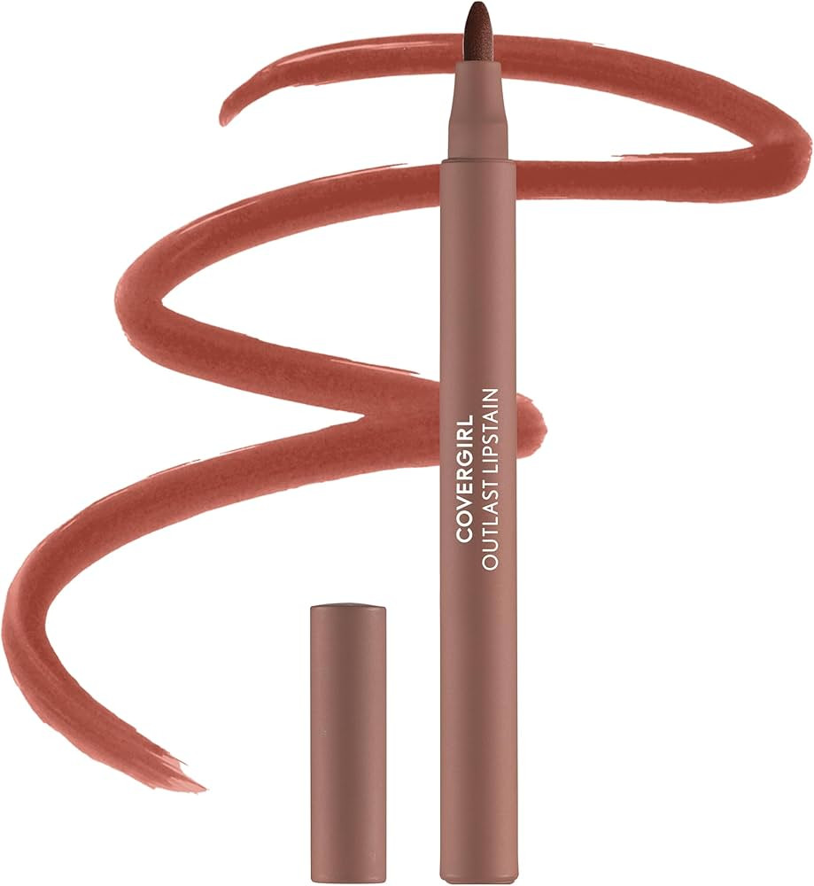 Covergirl Outlast Lipstain, 72 Iconic Darling, Smooth Application, Precise Pen-Like Tip, Transfer... | Amazon (US)