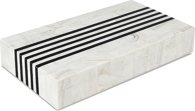 Handicrafts Home Handmade Mono Collection Decorative Jewelry Box Organizer – Keepsakes, Trinket... | Amazon (US)