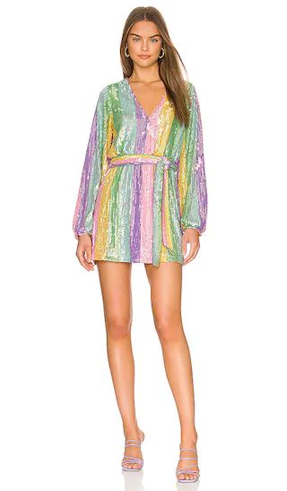 Wear Me Out Dress in Rainbow Stripe | Revolve Clothing (Global)