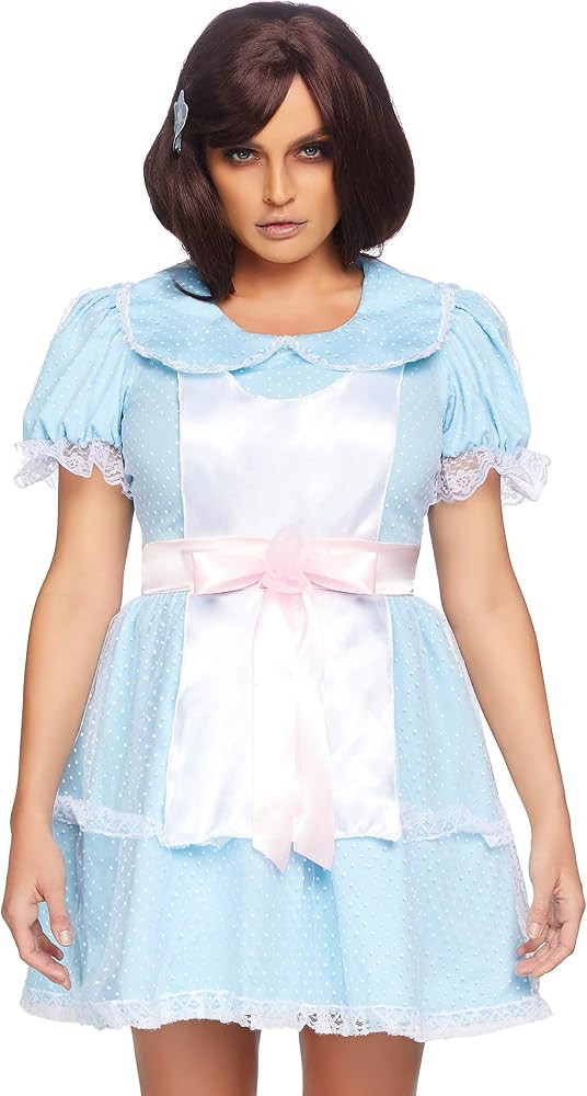 Leg Avenue Women's 2 Pc Creepy Sibling Costume | Amazon (US)