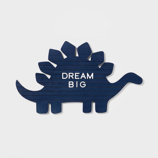 Dinosaur Letter Board Blue - Pillowfort&#8482; | Target