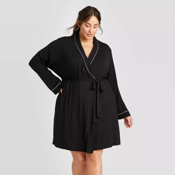 Women's Plus Size Beautifully Soft Robe - Stars Above™ | Target