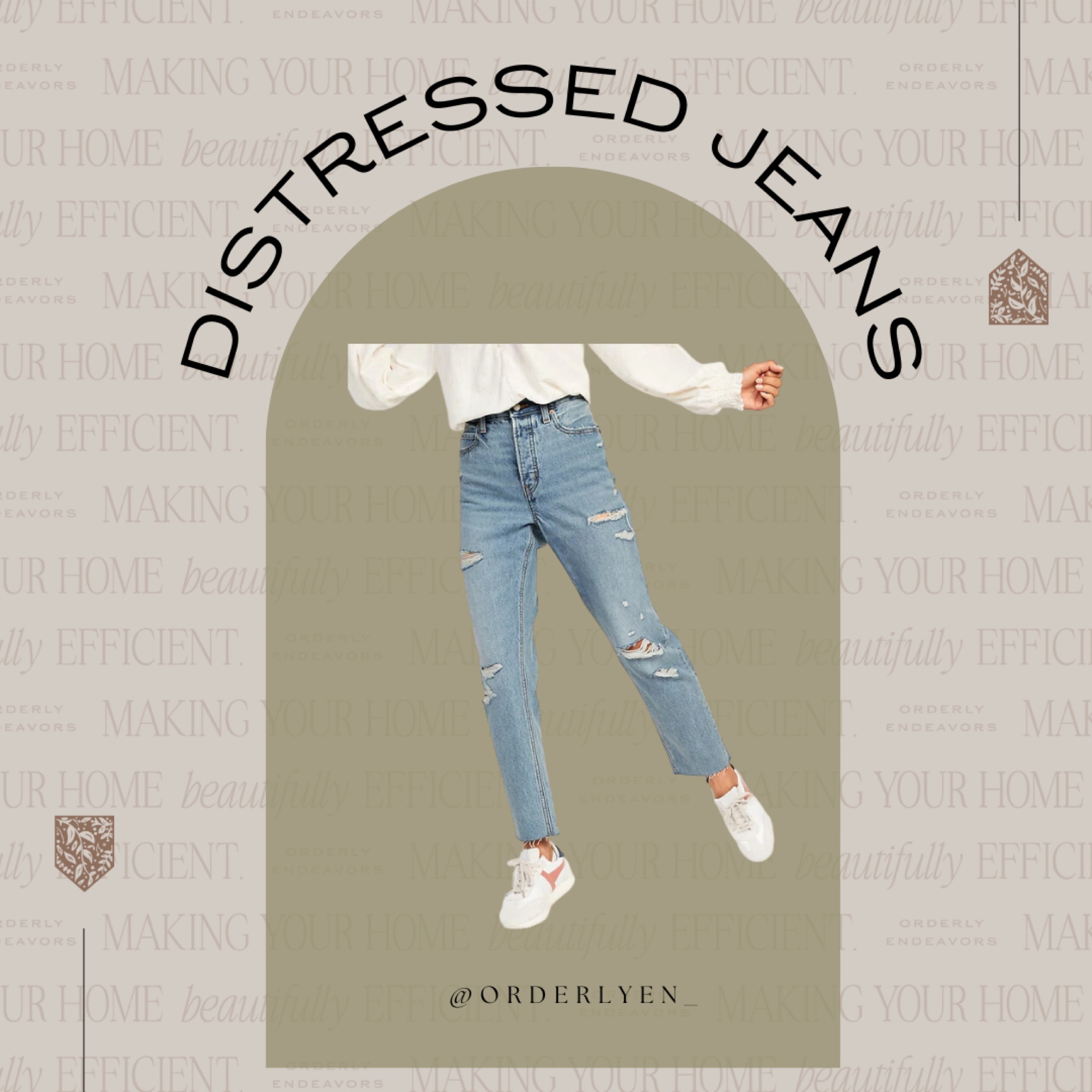 Distressed jeans #styleguide #closetstaples #minimalcloset

#LTKunder100 #LTKunder50 #LTKstyletip