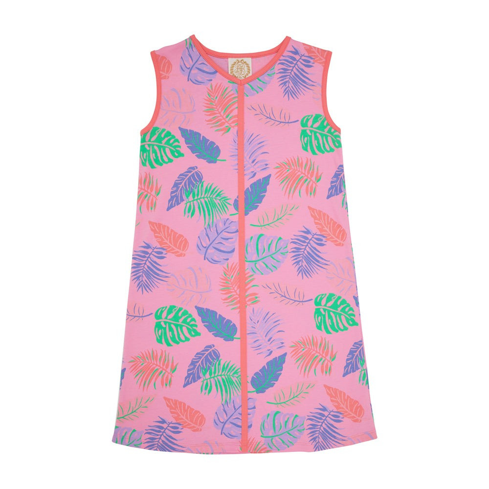 Katie Cover Up - Caicos Canopy with Parrot Cay Coral | The Beaufort Bonnet Company