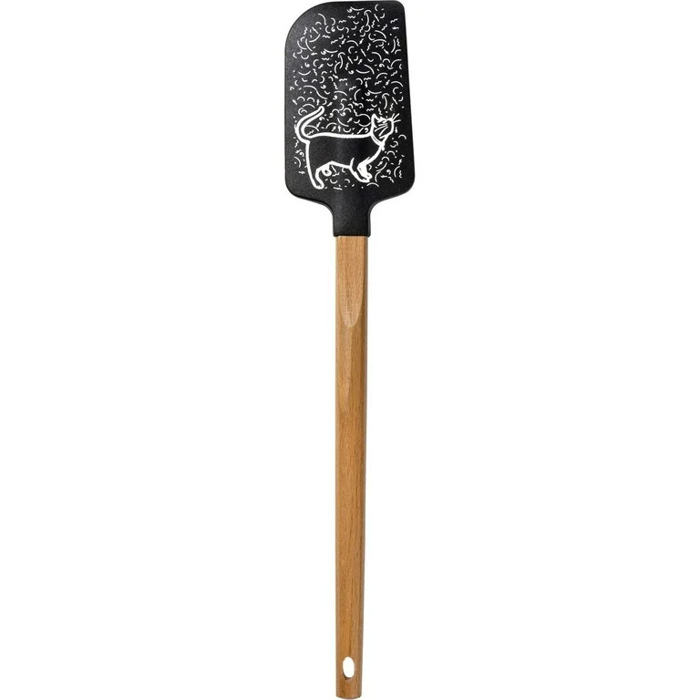 PRIMITIVES BY KATHY Cat Hair Is Part of The Recipe Spatula With A Wooden Handle | Walmart (US)