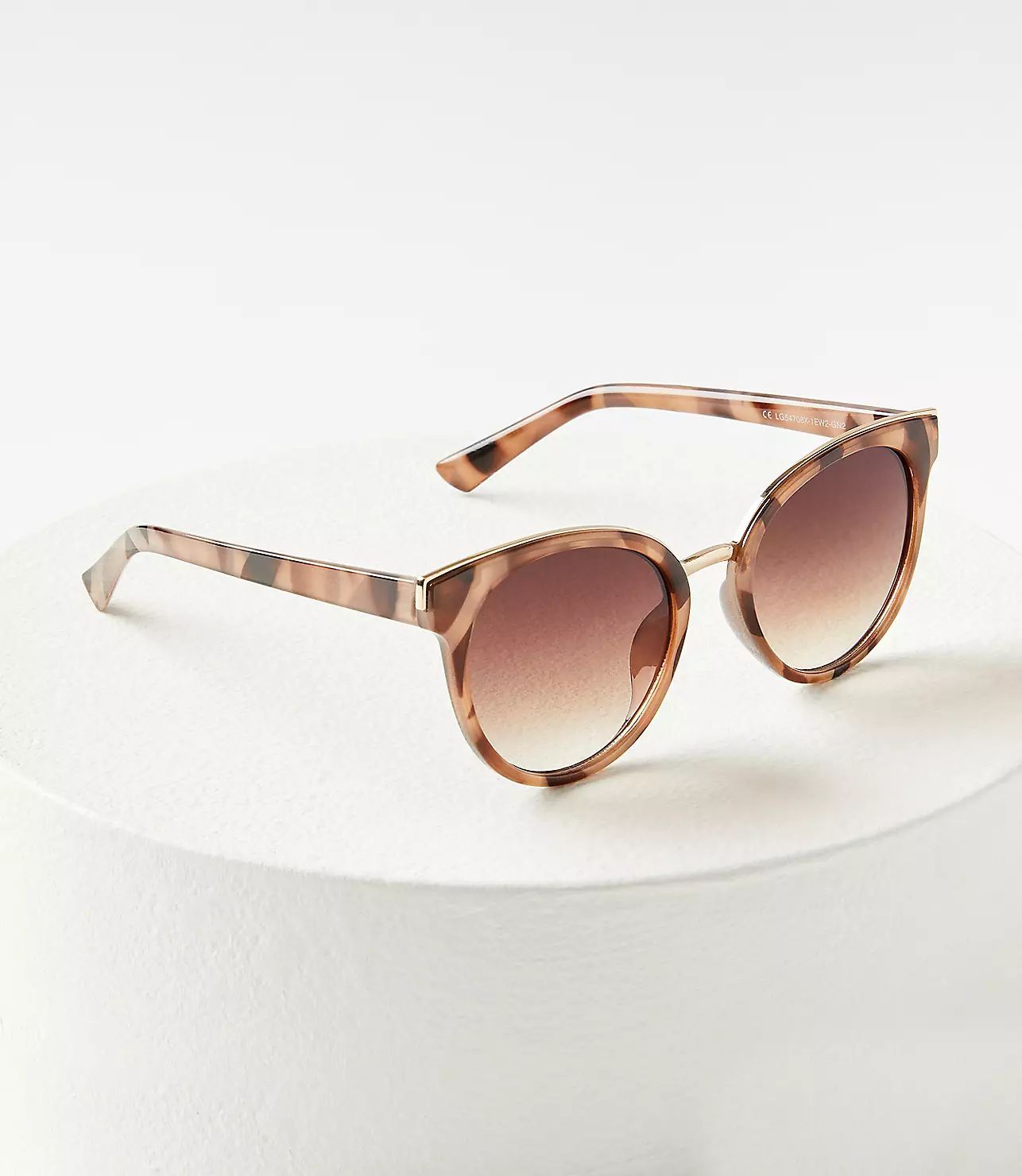 Tortoiseshell Print Cateye Sunglasses | LOFT