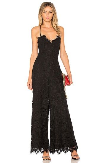 FAME AND PARTNERS The Jade Jumpsuit in Black | Revolve Clothing (Global)