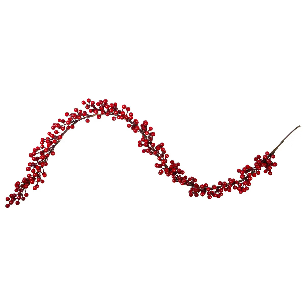 Northlight Red Berries Artificial Twig Christmas Garland - 5' x 3.5" - Unlit | Target