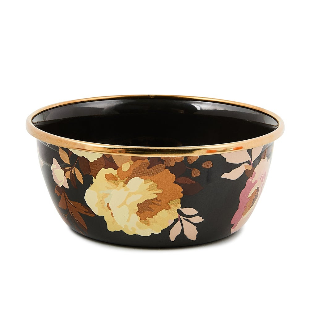 Wild Rose Brown Pinch Bowl | MacKenzie-Childs