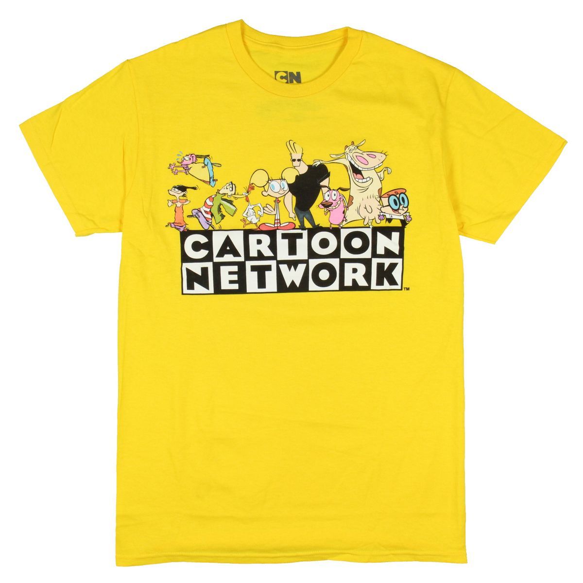 Cartoon Network Mens' Throwback Logo With Characters Graphic Print T-Shirt | Target
