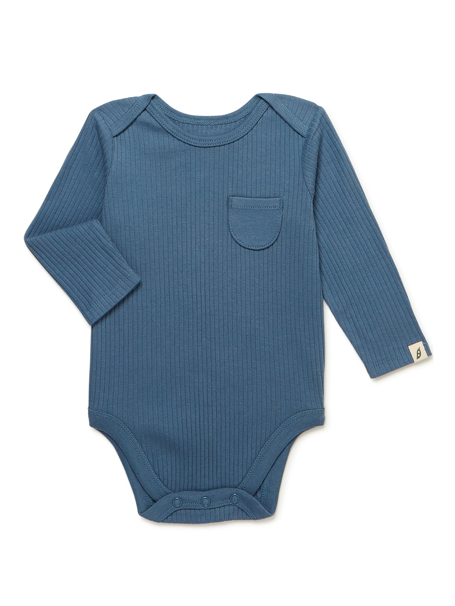 easy-peasy Baby Pocket Bodysuit with Long Sleeves, Sizes 0/3-24 Months - Walmart.com | Walmart (US)