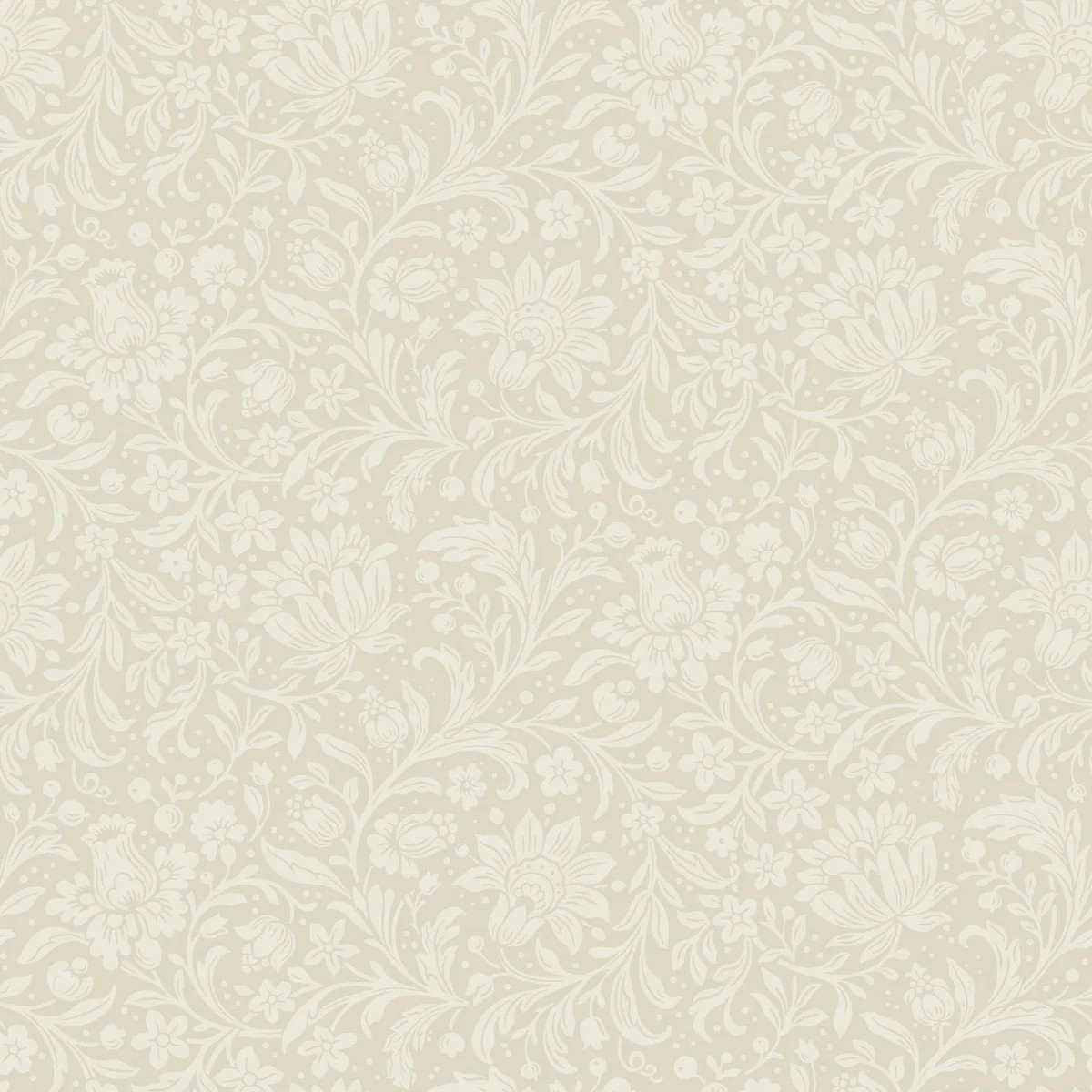 A-Street Prints Hague Ivory Floral Trail Wallpaper | DecoratorsBest