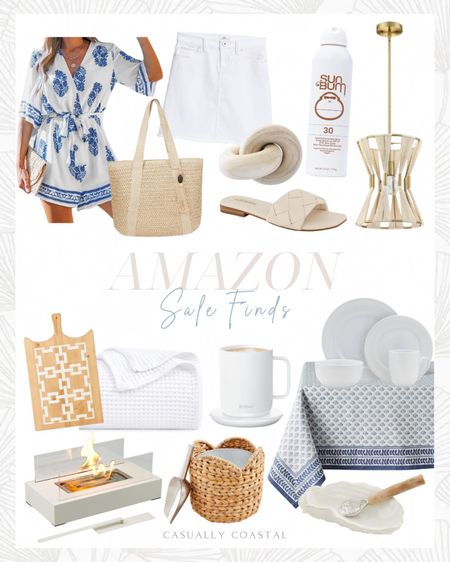 Amazon Sale Finds! ☀️
-
Amazon jumpsuit, Amazon romper, cupshe romper, beach vacation outfits, Amazon summer outfit, Amazon home decor, Amazon sandals, neutral sandals, Amazon coastal style, Amazon coastal decor, amazon summer decor, Amazon bed blanket, Amazon bedding, summer romper, cotton waffle weave blanket, white jean skirt, vineyard vines raw hem white jean skirt, white denim skirt, amazon denim skirt, jean skirt, Amazon beach bag, straw beach bag, large beach bag, beaded dinnerware, Amazon dinnerware set, wood serving board, Amazon serving board, sun bum sunscreen spray, smocked maxi dress, Amazon lighting, Amazon pendant light, coastal pendant light, woven pendant light, seagrass ice bucket, Amazon ice bucket, entertaining pieces, bridal registry ideas, floral tablecloth, Amazon tablecloth, summer tablecloth, ember temperature control smart mug, gifts for her, Amazon smart mug, app-controlled heated coffee mug, tabletop fire pit, Amazon fire pit, coffee table decor, coastal accent decor, cushionaire woven sandals, slide sandals, oyster dip set, Amazon home accessories 

#LTKSaleAlert #LTKFindsUnder50 #LTKHome