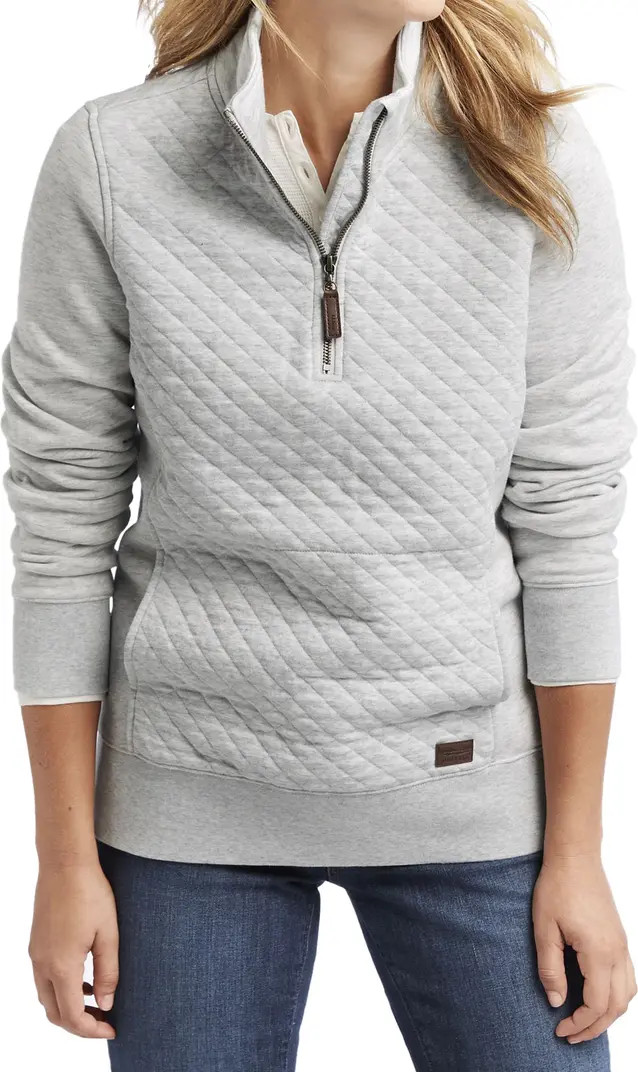 L.L.Bean Quilted Quarter Zip Pullover | Nordstrom | Nordstrom