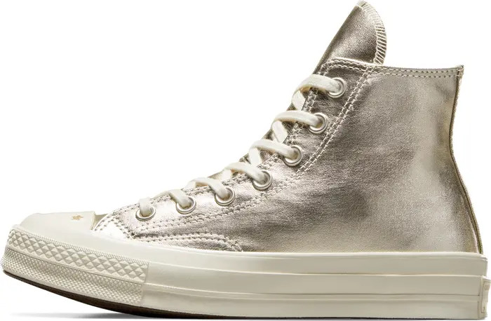 Converse Chuck Taylor® All Star® 70 Metallic High Top Sneaker (Women) | Nordstrom | Nordstrom