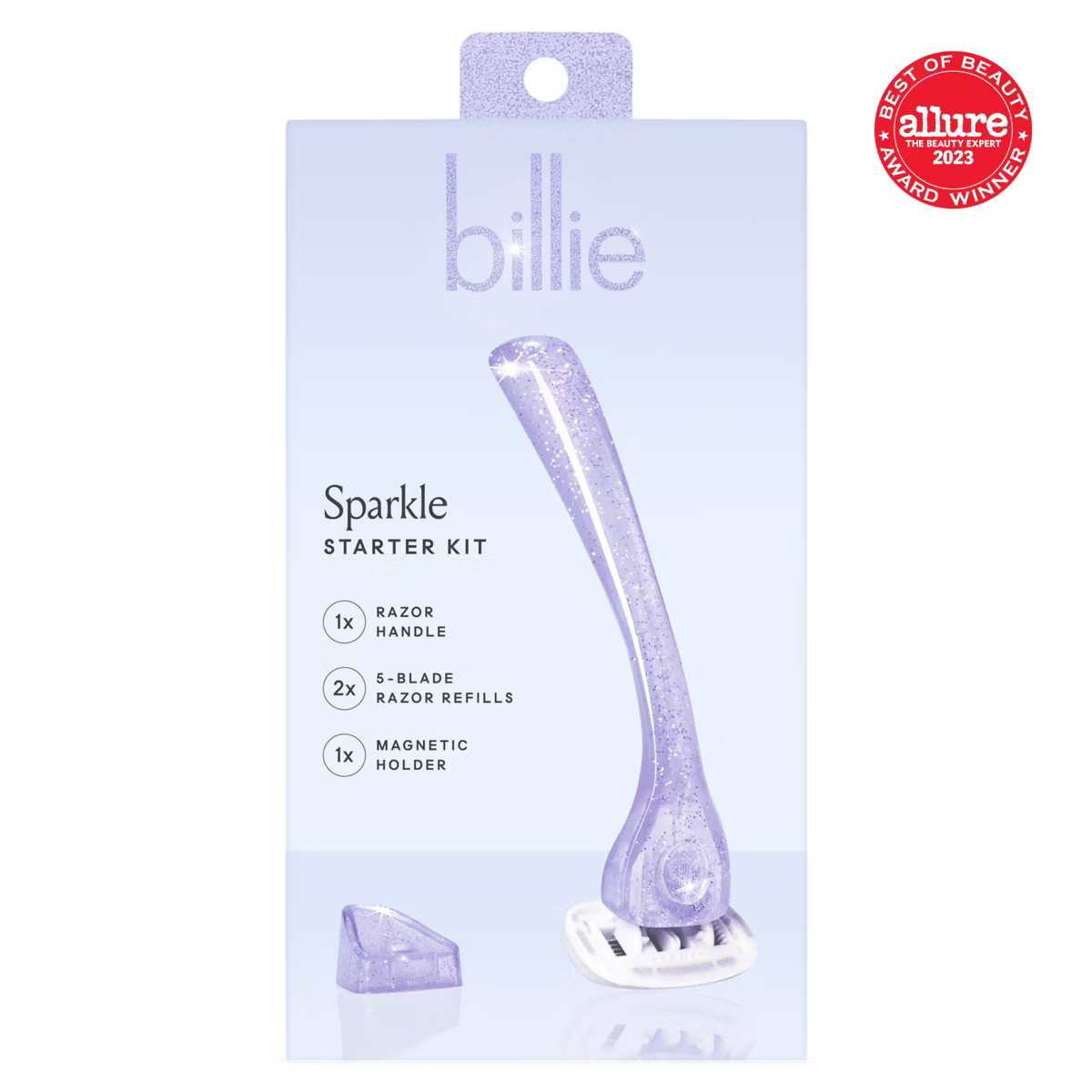 Billie Women's Razor Handle with Magnetic Holder & 2 Blade Refills | Target