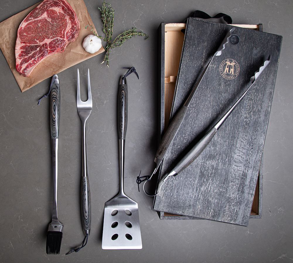 Schmidt Brothers Grill Tools Gift Set | Pottery Barn (US)