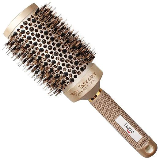 Baasha Extra Large Round Brush 3 Inch, Hair Brush With Boar Bristle, Dry Round Brush for Long Hai... | Amazon (US)