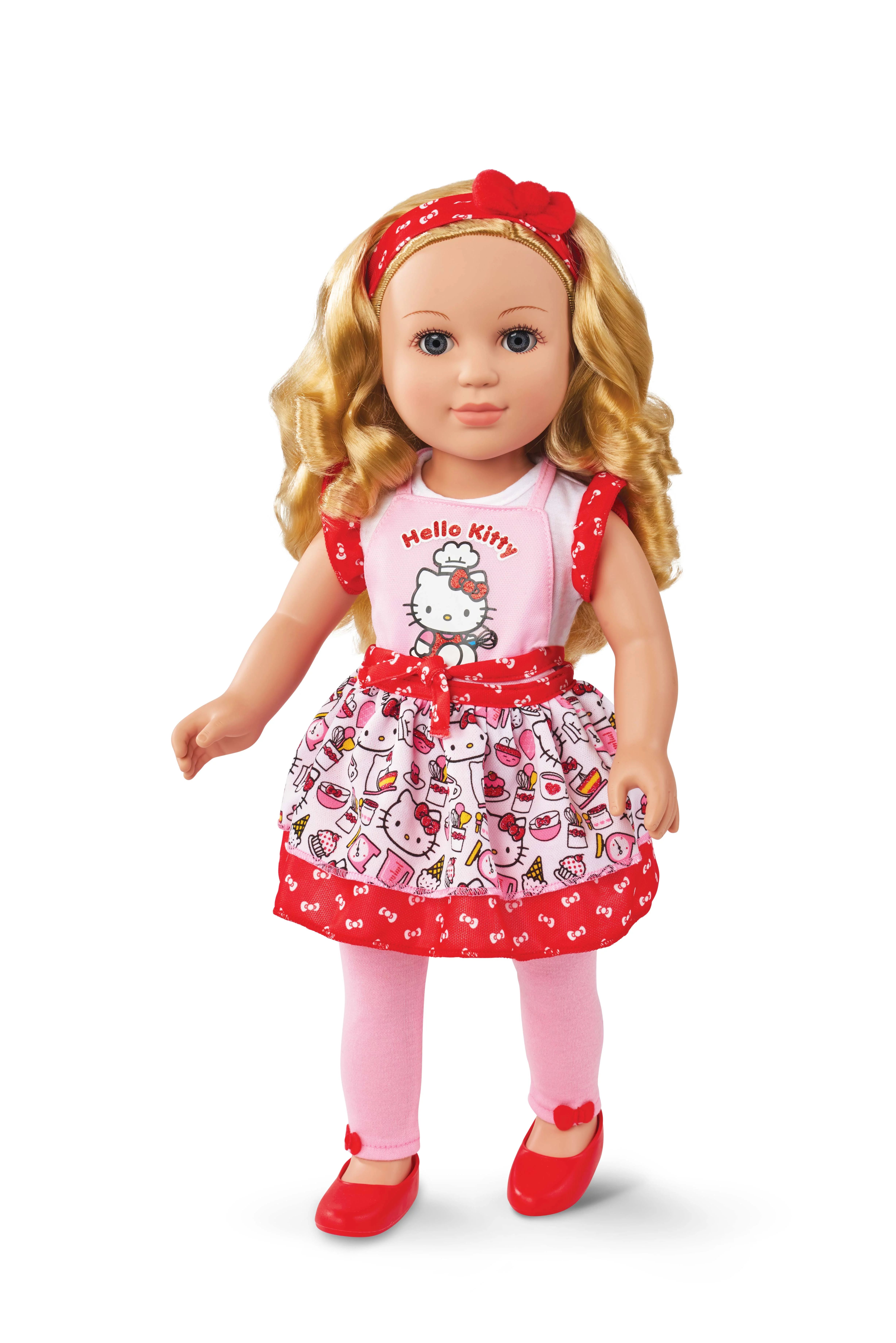 My Life As Poseable Hello Kitty Baker Doll, 18", Blonde Hair, Gray Eyes | Walmart (US)