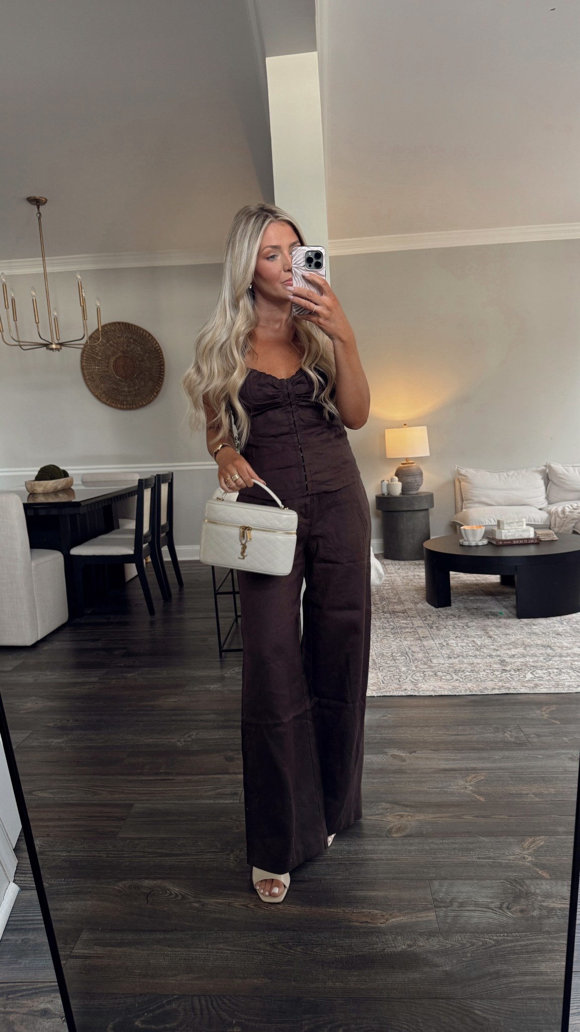 Linen set in chocolate brown- perfect for a brunch or winery day

#LTKSeasonal #LTKspring #LTKspringtrends