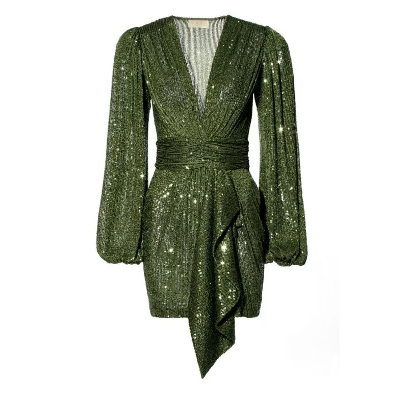 Anastasia Vineyard Green Dress | Wolf and Badger (Global excl. US)