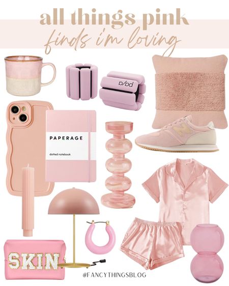 There’s never such thing as too much pink! 💖

Pink finds, pink decor, pink items, pink things, pink mug, pink ankle weights, pink pillow, pink phone case, pink notebook, pink candle stick holder, pink candle stick, pink taper candle, pink makeup bag, pink lamp, pink earrings, pink sleepwear, pink pajamas, pink vase, pink lamp, desk lamp, pink desk lap, side lamp, pink shoes, pink tennis shoes, pink sneakers, pink new balance, mug, ankle weights, decorative pillow, accent pillow, throw pillow, phone case, notebook, candle, candle stick, candle stick holder, makeup bag, lamp, pajamas, vase, sneakers, tennis shoes, earrings, decor, decor finds, aesthetic decor, cute decor, fancythingsblog 

#LTKFind #LTKunder100 #LTKU