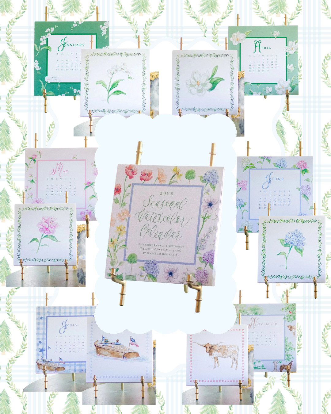 ✨ 2026 Seasonal Watercolor Calendar ✨
If you’re looking for a thoughtful, beautiful, and useful gift — this watercolor desk calendar is such a gem. Each month features a hand-painted illustration that feels soft, classic, and perfect for adding a little charm to your workspace or kitchen counter. 🌿💐

I love that the cards double as art prints, so once the month is over you can frame them or tuck them into a gallery wall. It’s the gift that keeps giving all year long!

Tap to shop this gorgeous set. 🤍
#DeskCalendar #WatercolorArt #SmallShopFinds #PrettyPaperGoods #SouthernHomeStyle #GiftsForHer #LTKHoliday 

 #LTKCyberWeek #LTKGiftGuide #LTKFindsUnder50