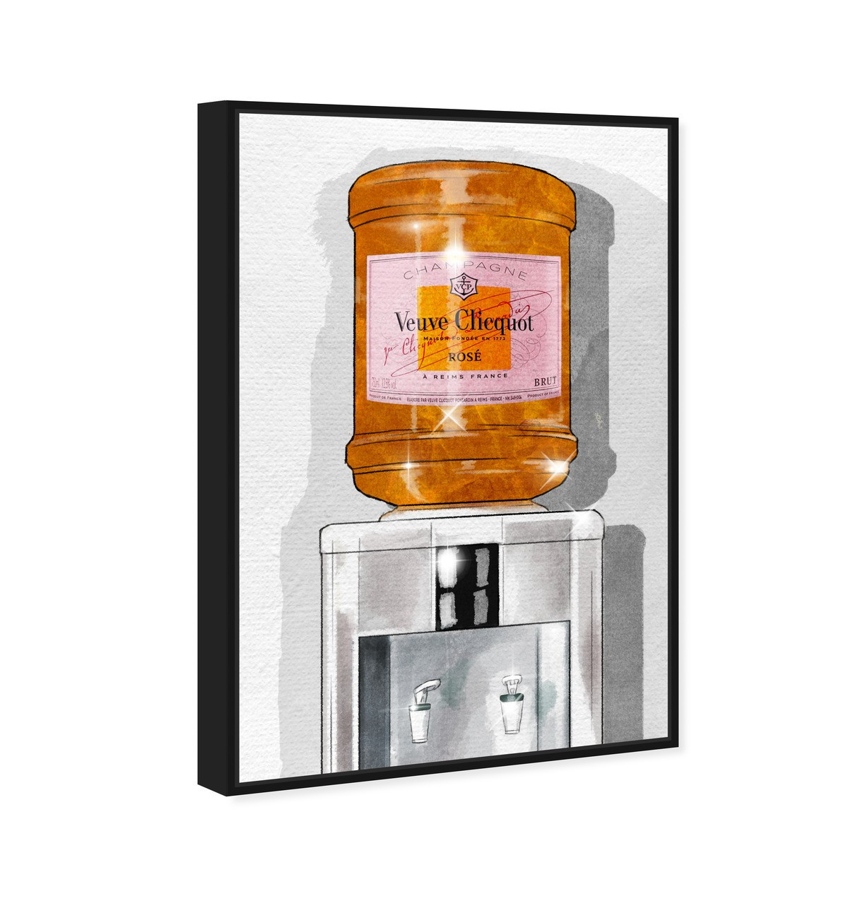 Parisian Orange Champagne Watercooler | Oliver Gal