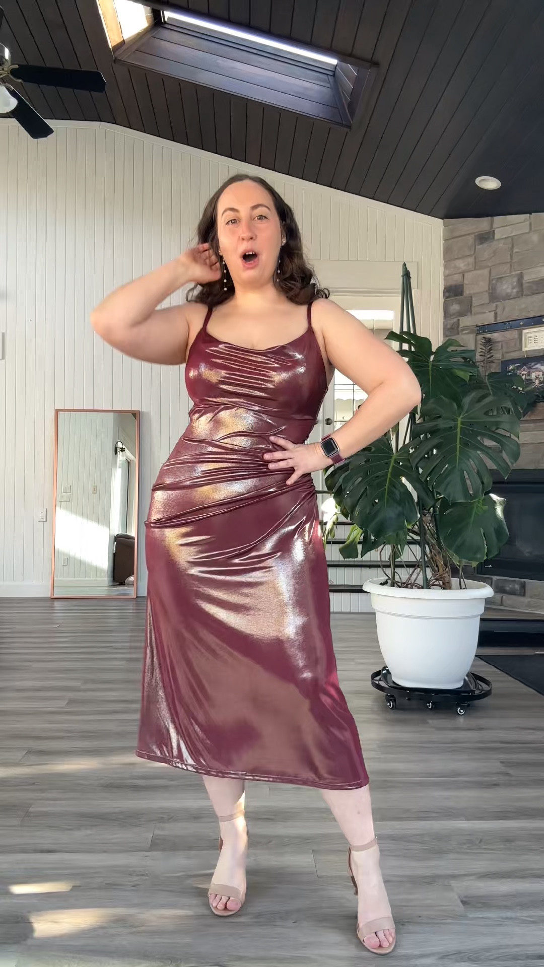 It’s no secret that I love the shapewear dresses from @popilush  - here’s a brand new ultra sparkly style! This dress has a built in shapewear bodysuit with bust support making it such an easy one and done outfit. Do you prefer the red or the champagne colour? I am 5’1” and wearing a size large.  If you want to check out Popilush you can use codes Jamie-15% for 15% off orders of $120+ or Jamie-20% for 20% off orders of $150+ 💕 #popilush #popilushdress #shapewear #weddingguest #midsizefashion 

#LTKootd #LTKMidsize #LTKWedding