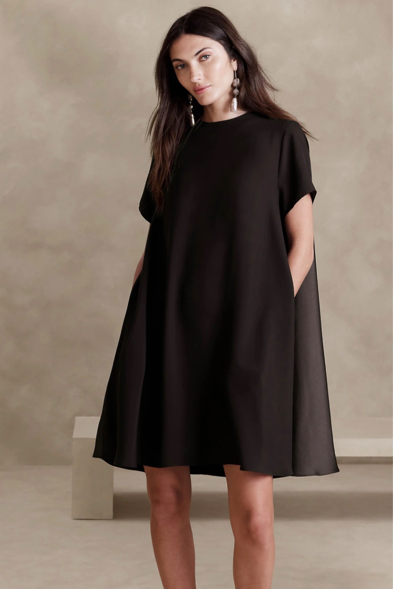 bb dakota black dress Chictopia Black SQUARE NECK MINI DRESS main image 1