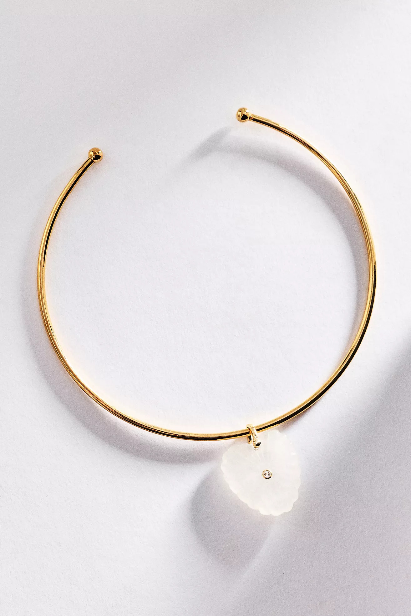 Stone Heart Pendant Collar Necklace | Anthropologie (US)