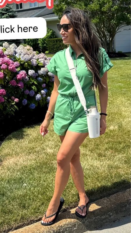 Shop Melissa Gorga's Green  ZIP FRONT ROMPER  #MelissaGorga #CelebrityStyle #RHONJ

#LTKFindsUnder100 #LTKStyleTip