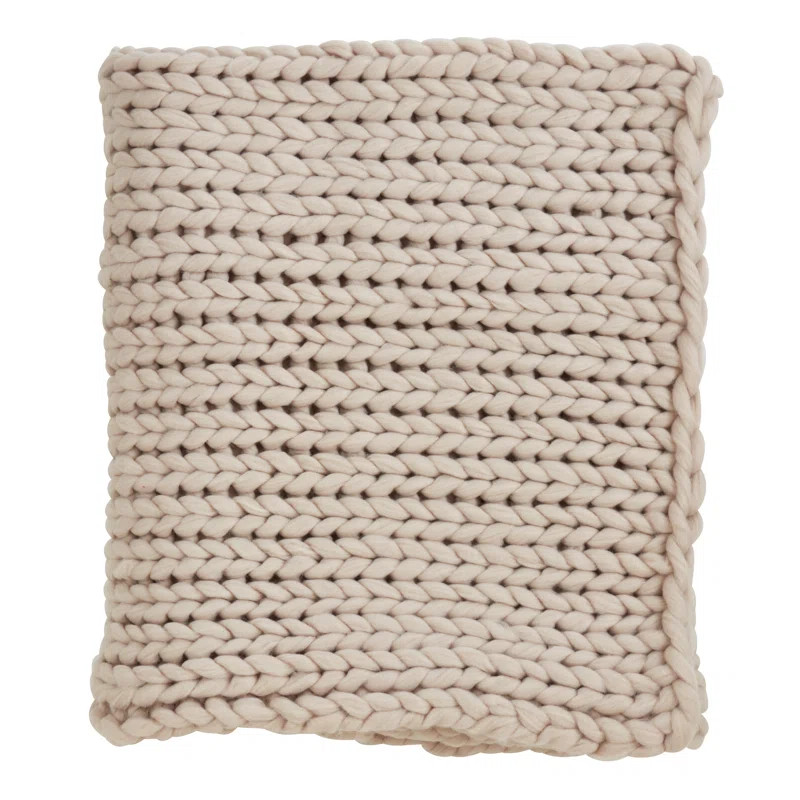 Rynn Chunky Knit Throw Blanket | Wayfair North America