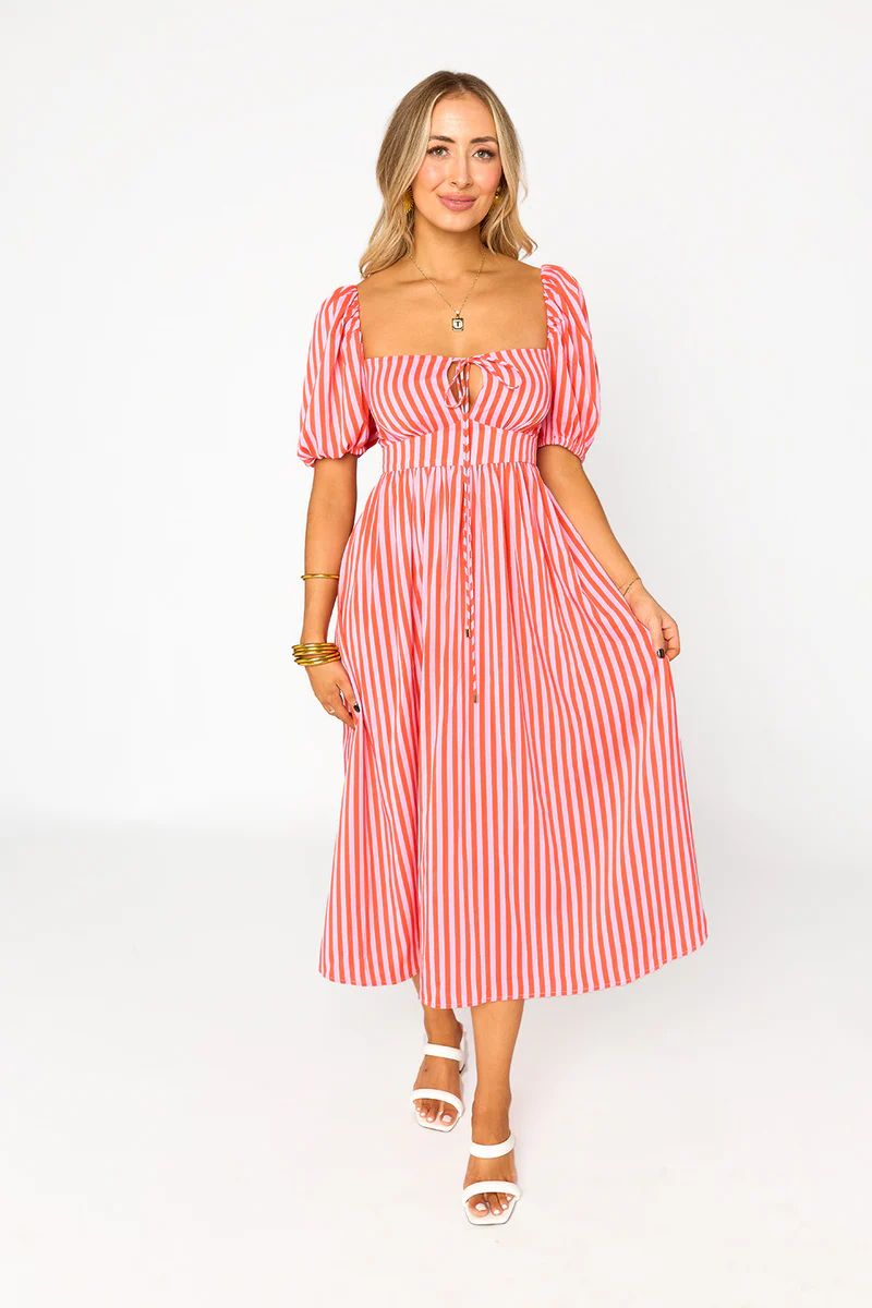 Olsen Midi Dress - Sun Glow | BuddyLove