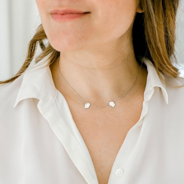 Fixed Silhouette Charm Necklace | Vana Chupp Studio