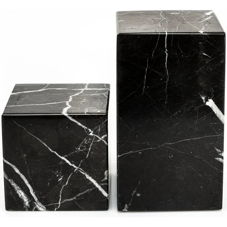 HPJDM &amp;Minimal Pure Marble Bookends from North America | Modern Decorative Bookends | Natural... | Walmart (US)