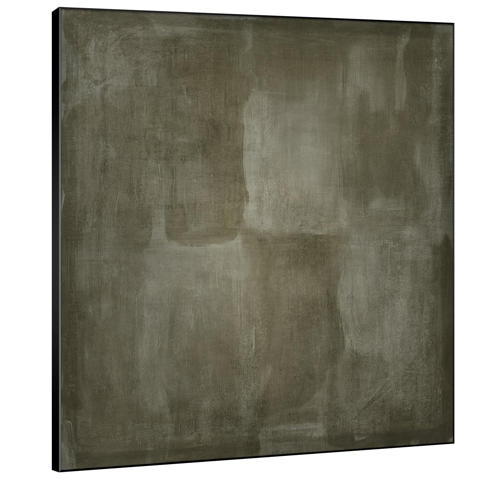 SIGNWIN 72"x72" Extra Large Framed Wall Art Olive Green Minimalist Abstract Print for Home Living... | Amazon (US)