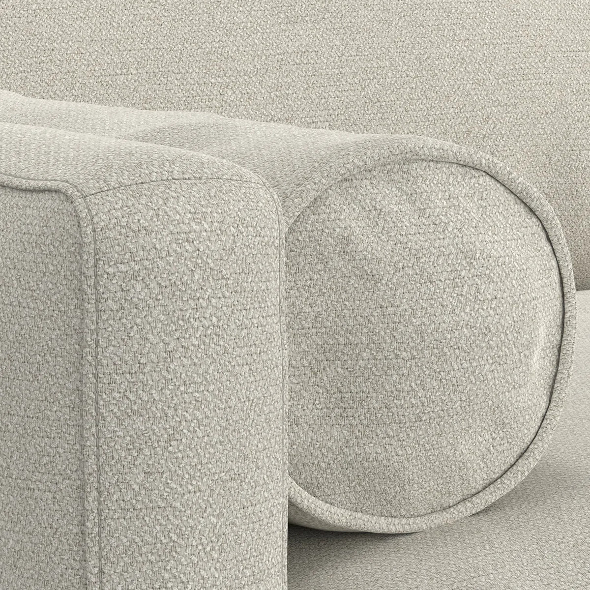 Morrison Woven-Blend Fabric Mid-Century Modern Loveseat Sofa With Solid Wood Frame For Living Roo... | Wayfair North America