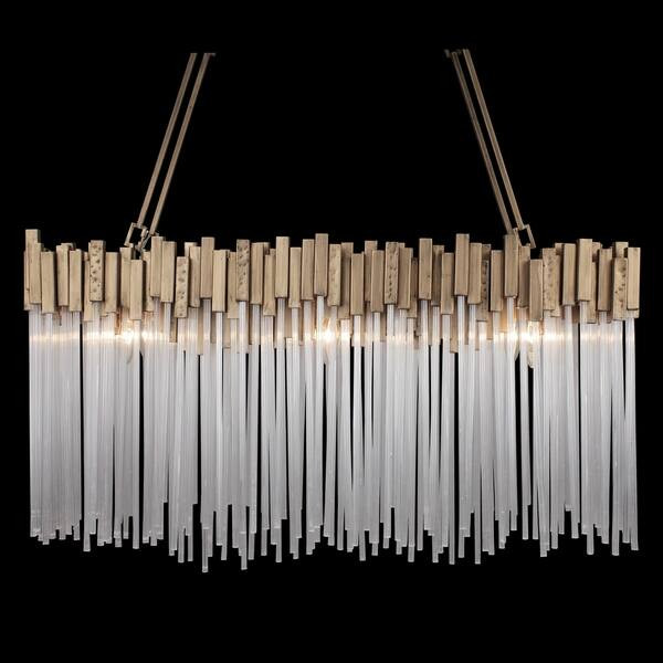 Matrix 6-light Havana Gold Linear Pendant - Gold | Bed Bath & Beyond