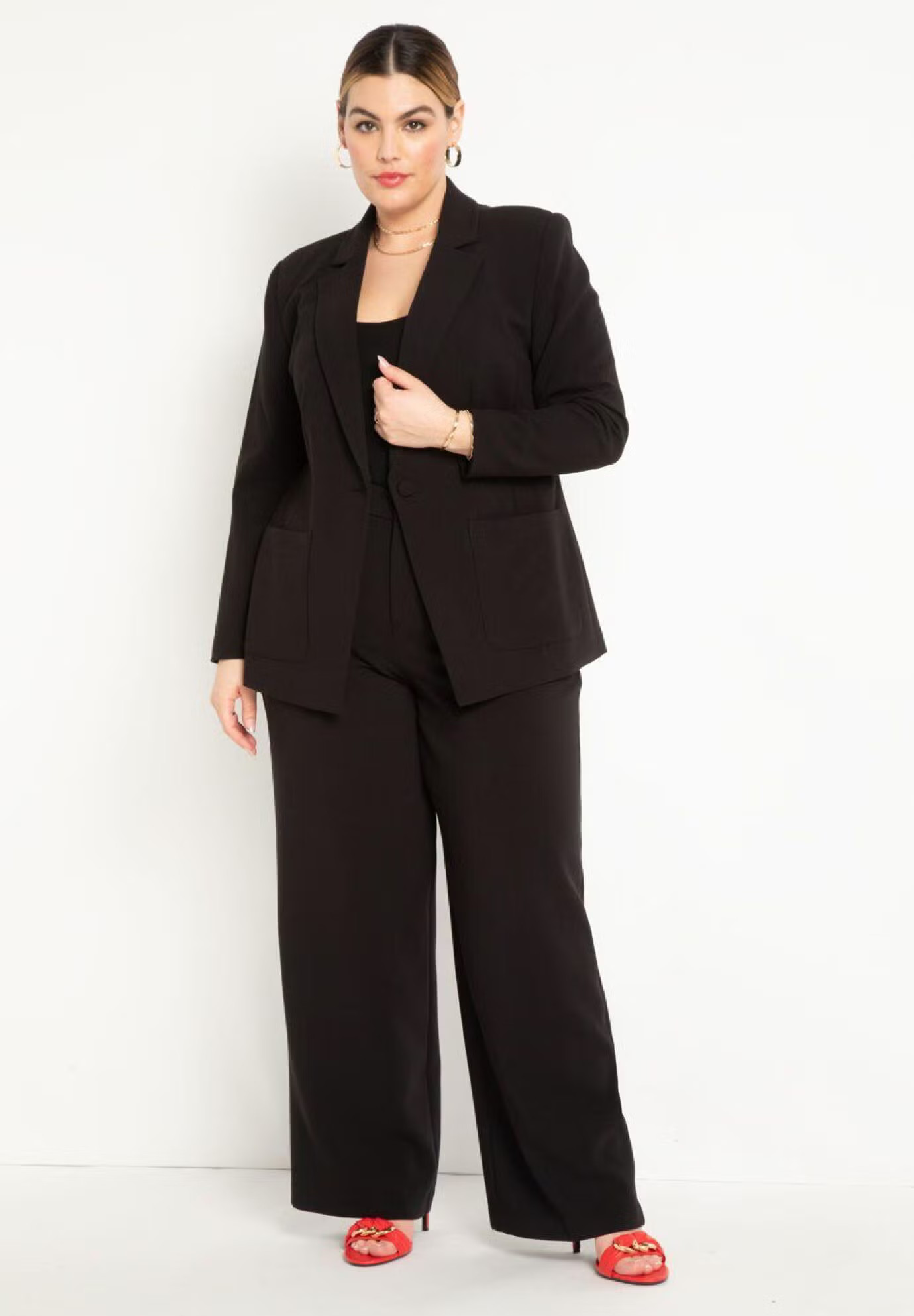 The 365 Suit Straight Leg Pant | Eloquii