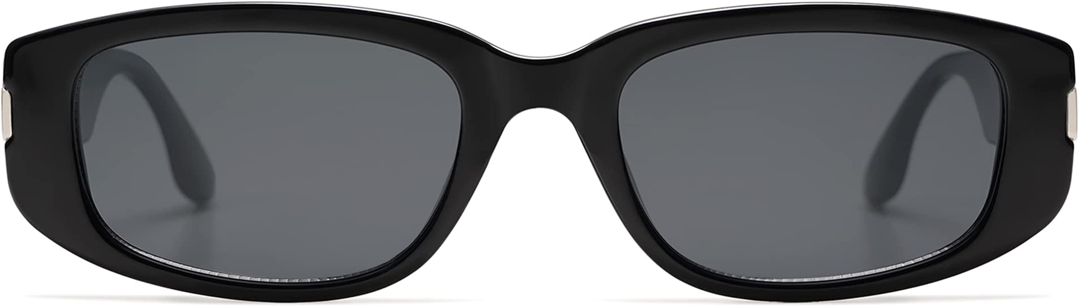 Amazon.com: SOJOS Rectangle Sunglasses Womens Mens Retro Vintage Narrow Frame Cute Fashion Trendy... | Amazon (US)