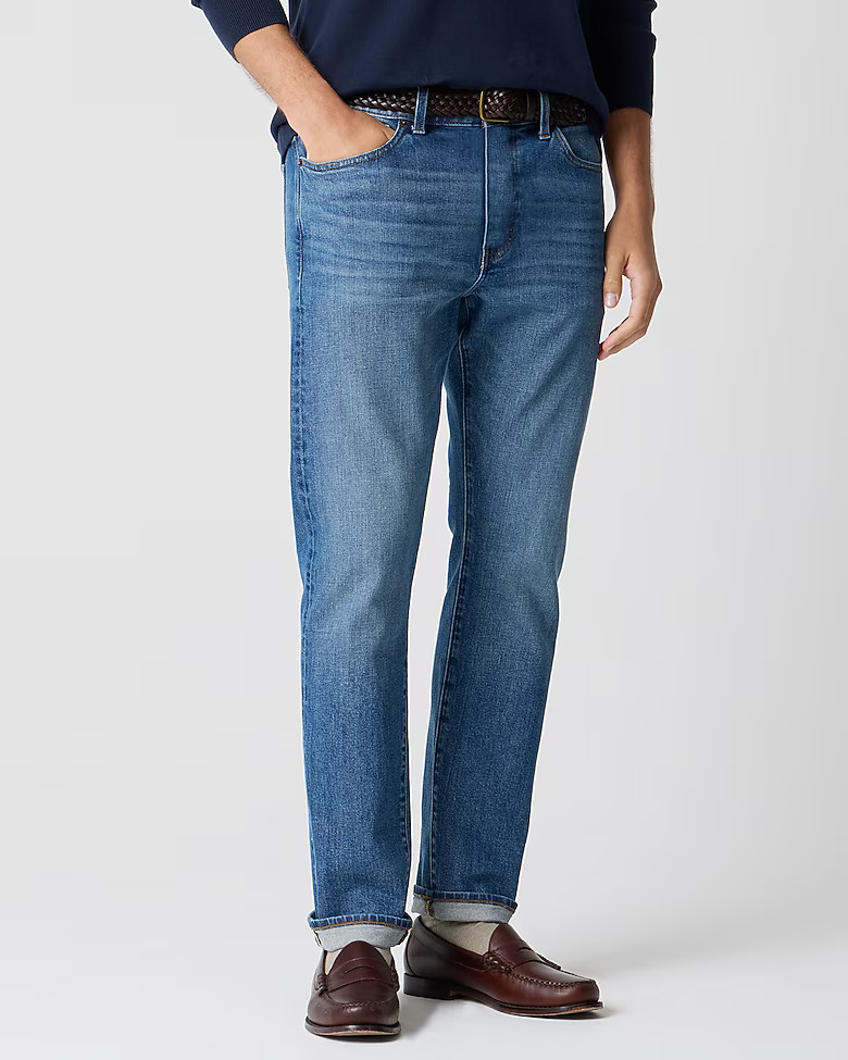 Straight-fit selvedge jean in signature flex | J.Crew Factory