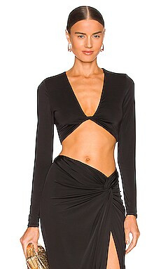 AFRM Nico Top in Noir from Revolve.com | Revolve Clothing (Global)