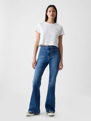 High Rise '70s Flare Jeans | Gap (CA)