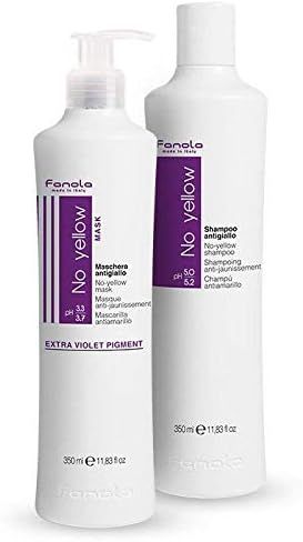 Fanola No Yellow Shampoo & Mask, 350 ml | Amazon (US)